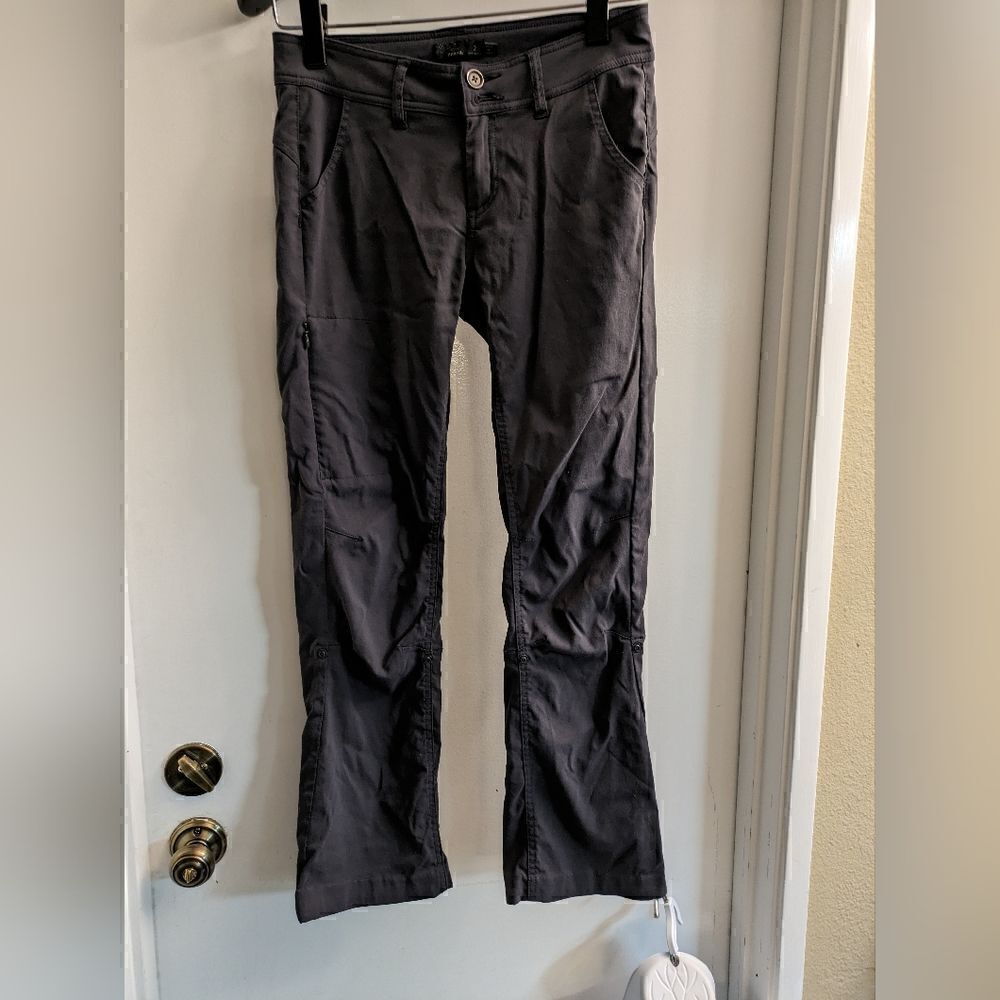 prAna Women’s Size 2 Nylon Blend Roll Hem Snap Pants